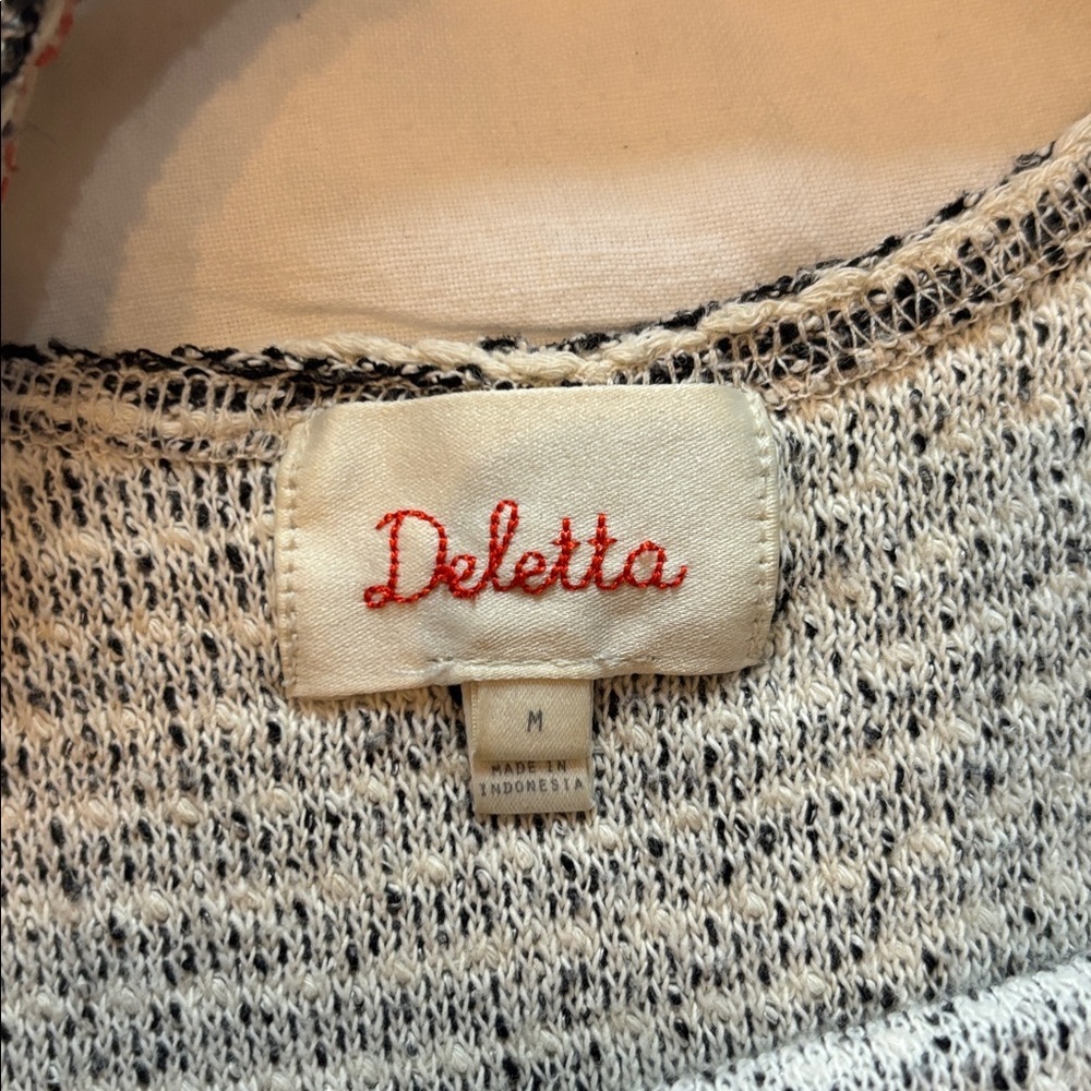 Anthropologie Deletta Striped Woven Top - Picture 5 of 8